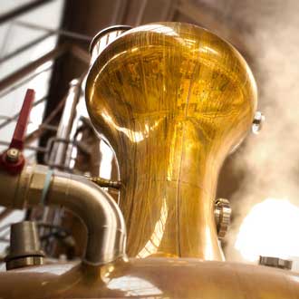 Steuerung in schottischen Whisky Destillerien