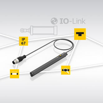 Magnetfeldsensor für Hydraulik- und Pneumatikzylinder